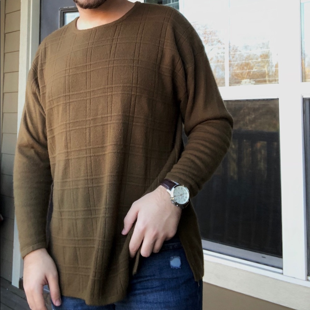 Side split sweater